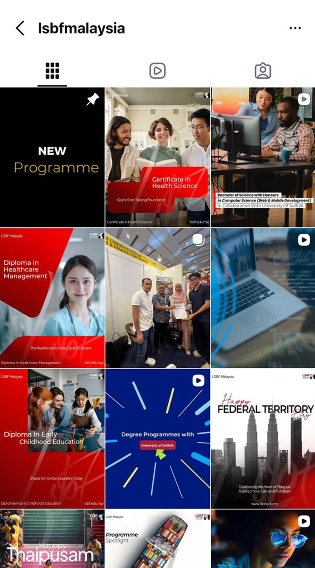 Social Media Management for LSBF Malaysia