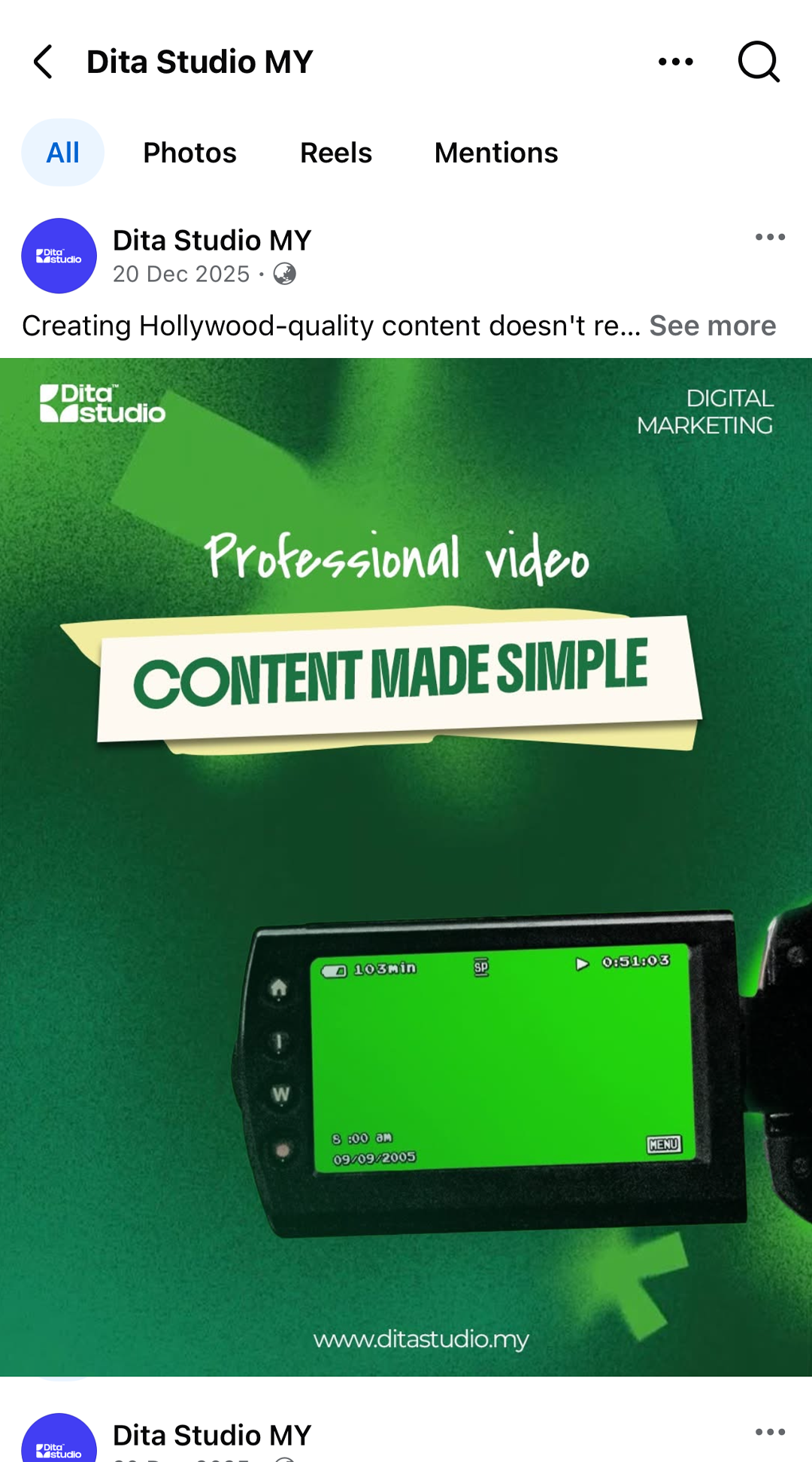 Social Media Management for Dita Studio
